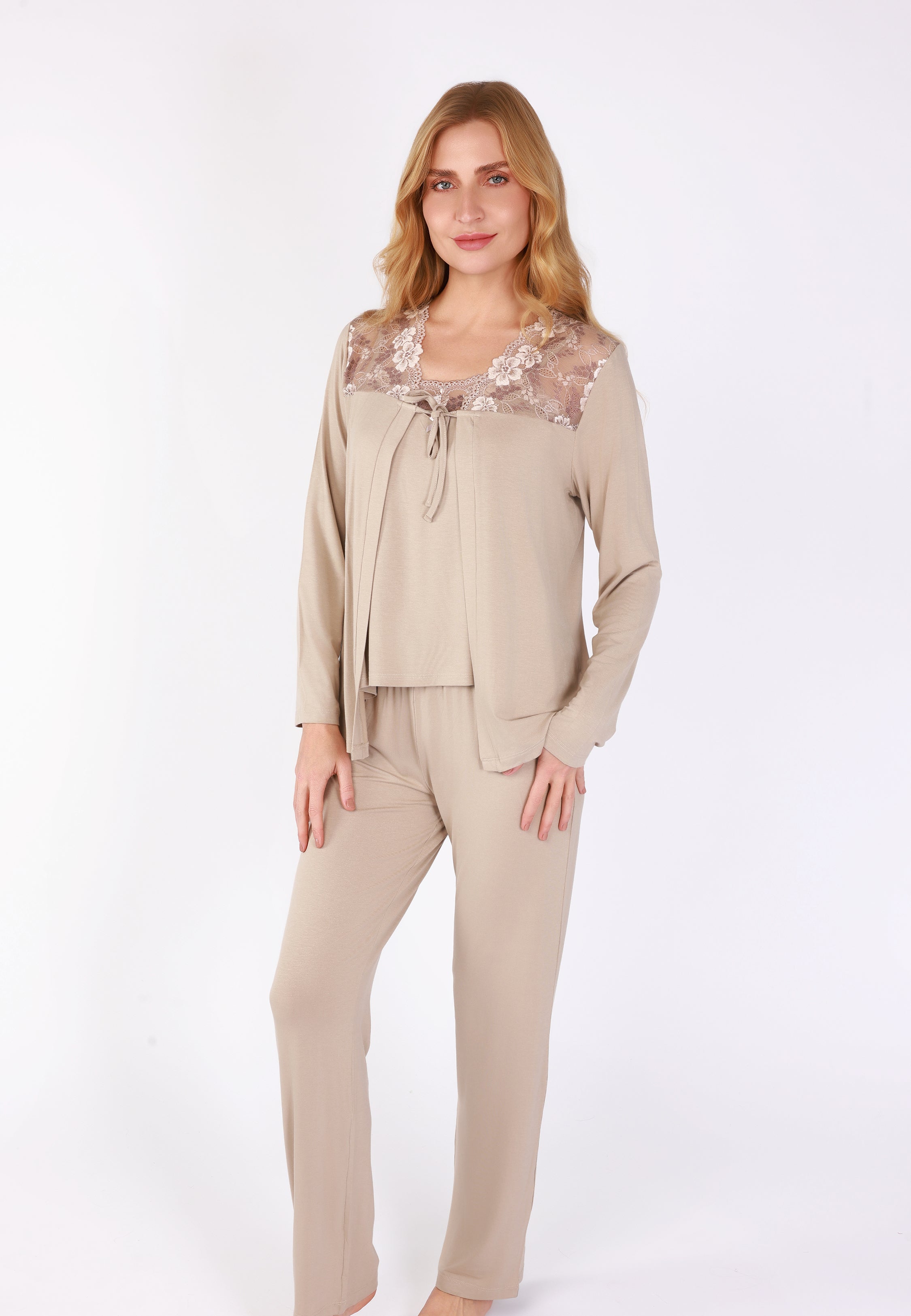 Ensemble pyjama trois pièces | Collection Touche D'élégance