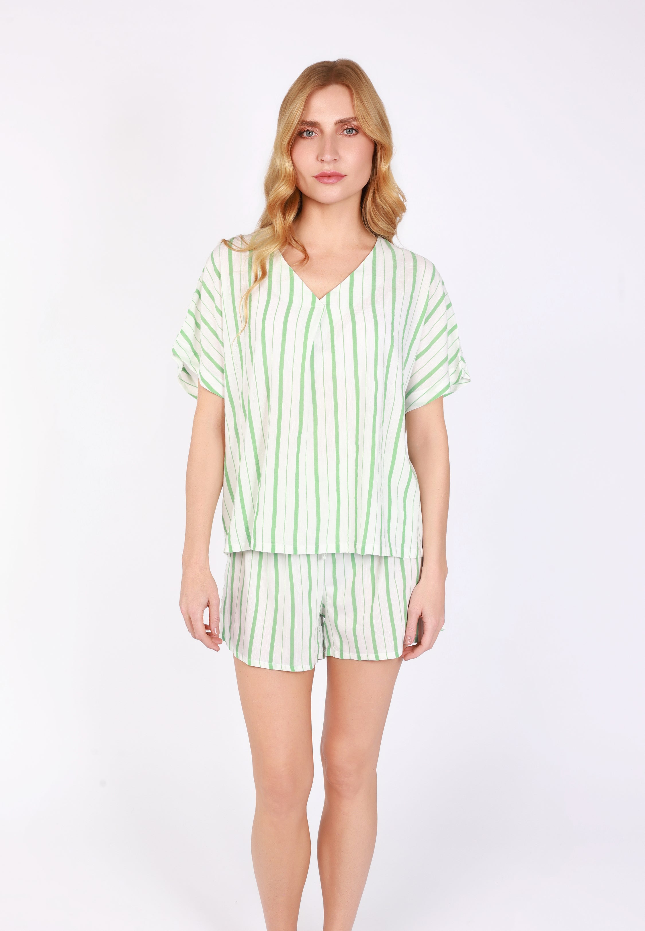 Pyjama shorty rayé | Collection Ethnic