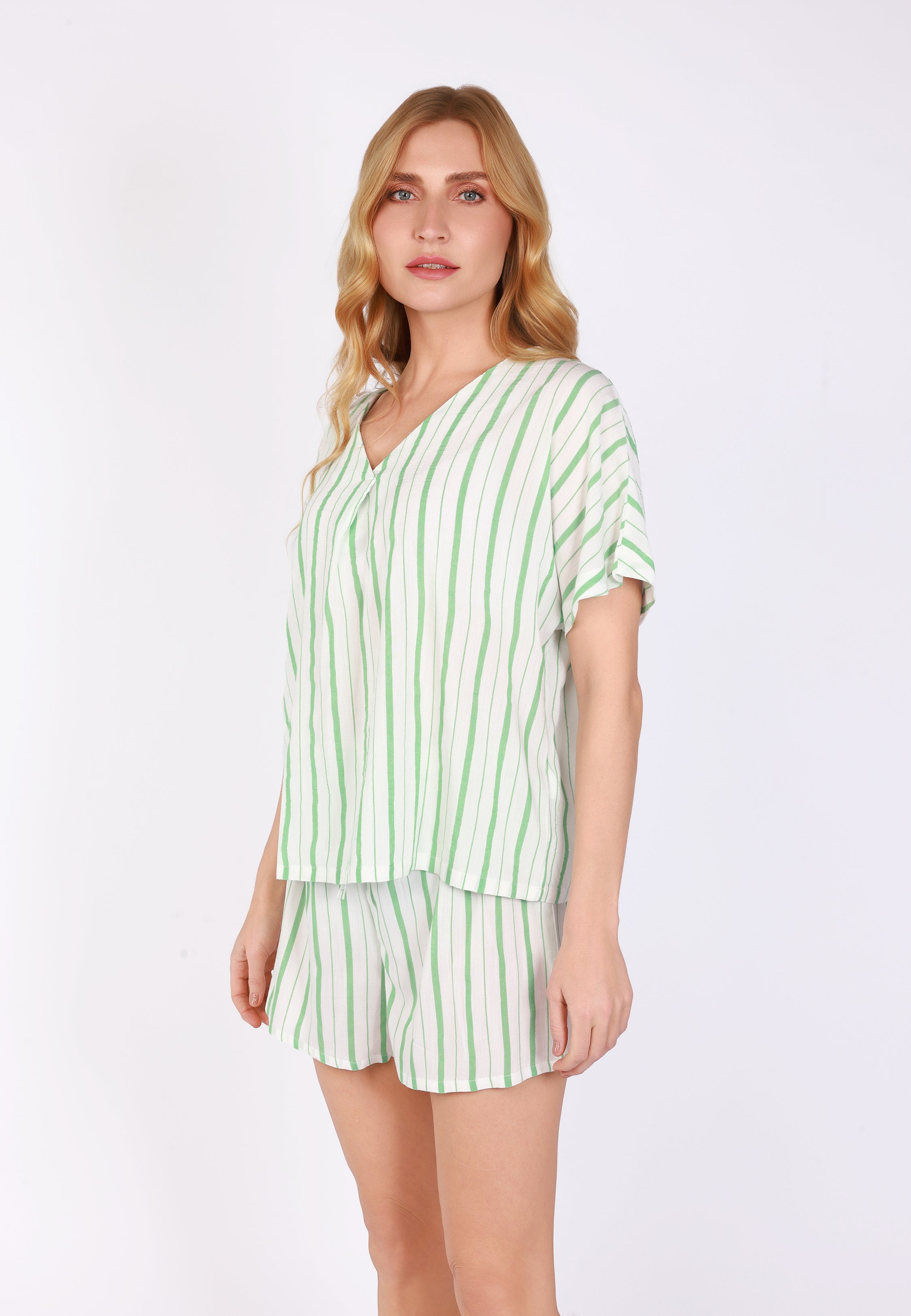 Pyjama shorty rayé | Collection Ethnic