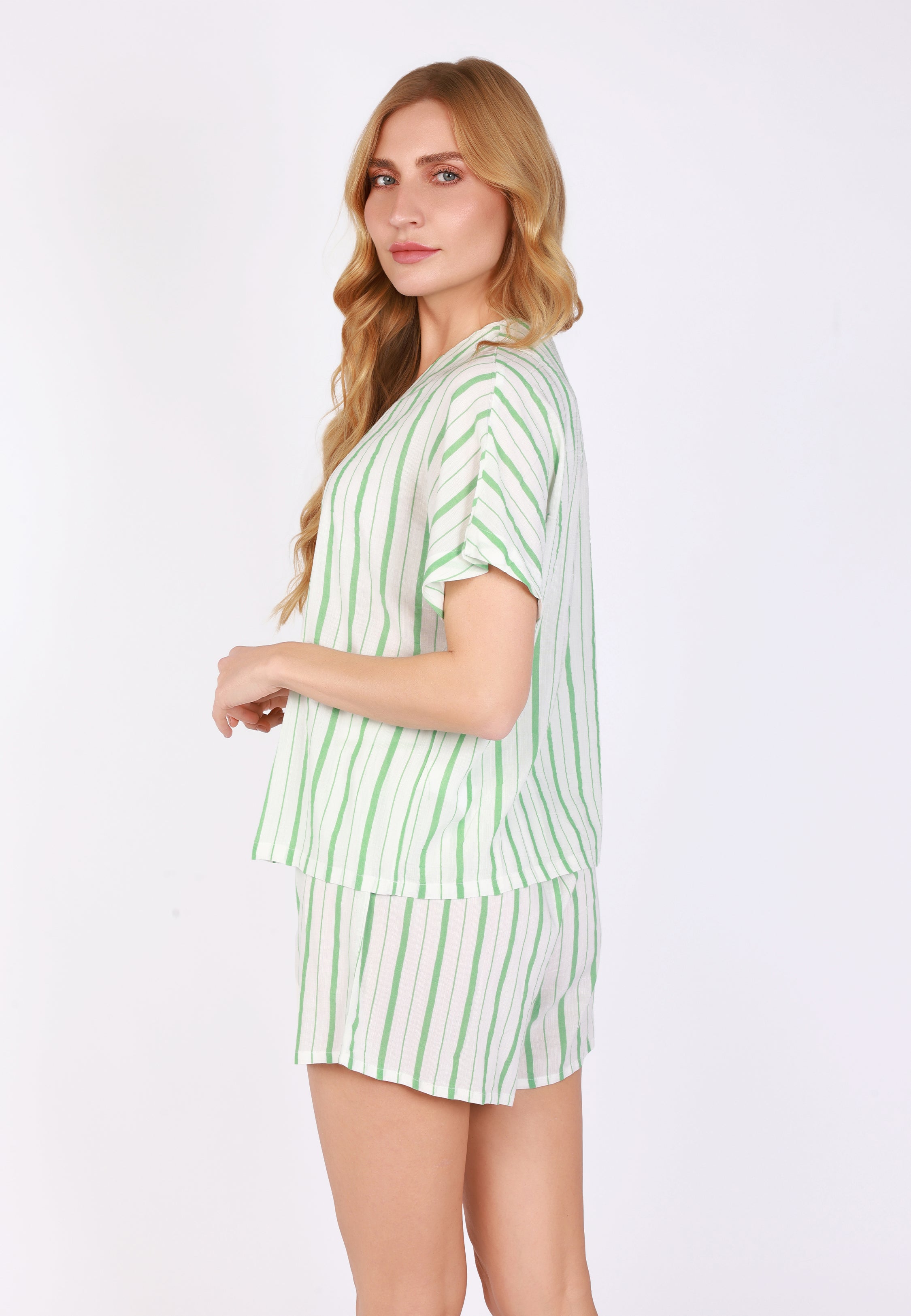Pyjama shorty rayé | Collection Ethnic