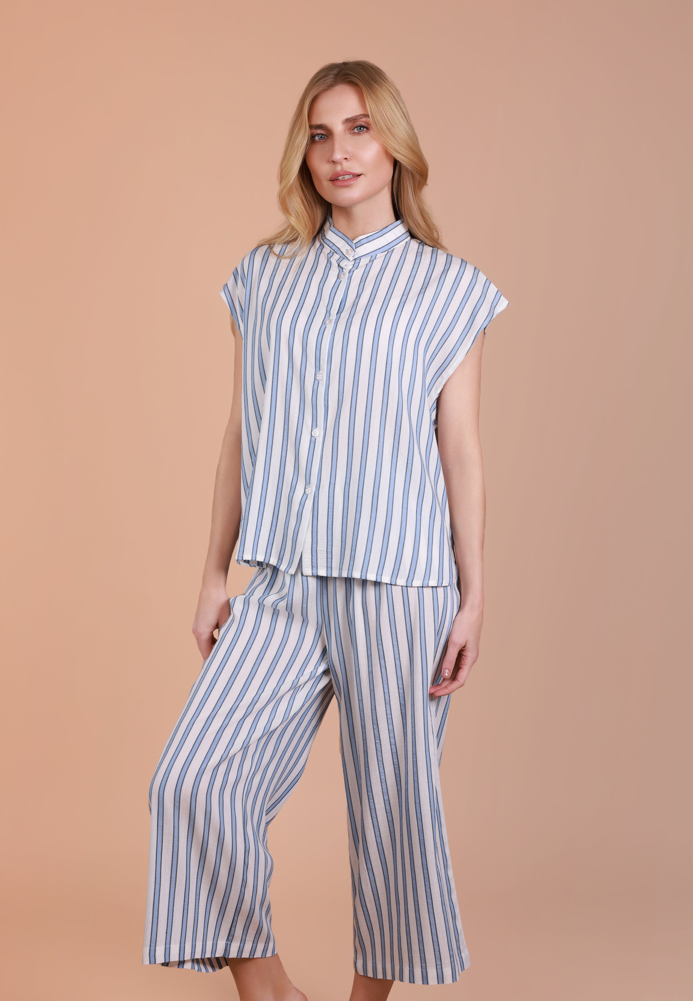 Pyjama Décontracté à Rayures | Collection WALLPAPER