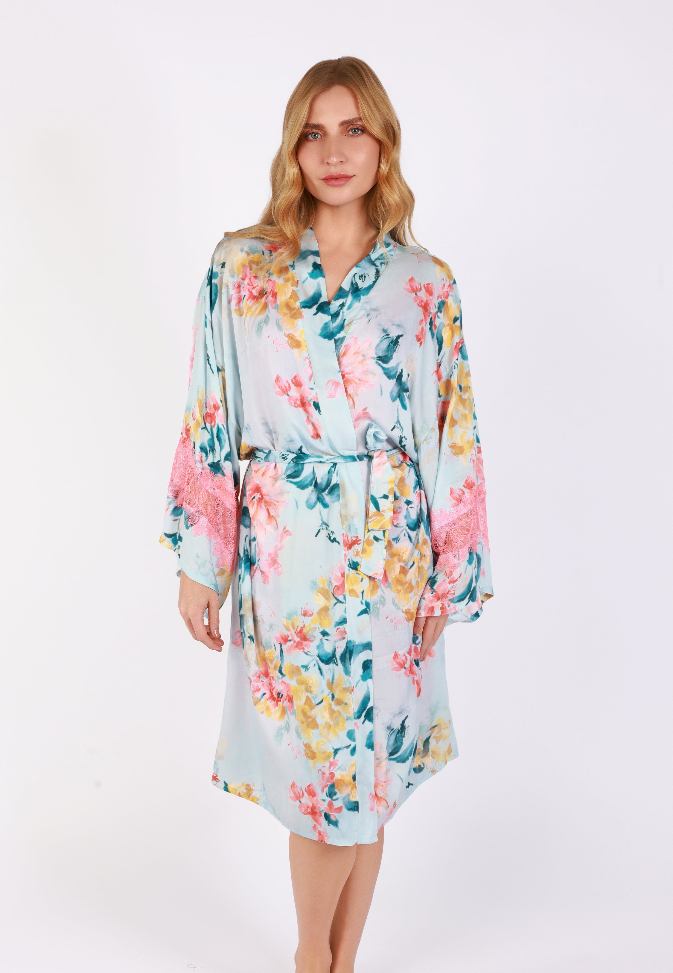 Kimono Long à imprimé floral | Collection Floral Print