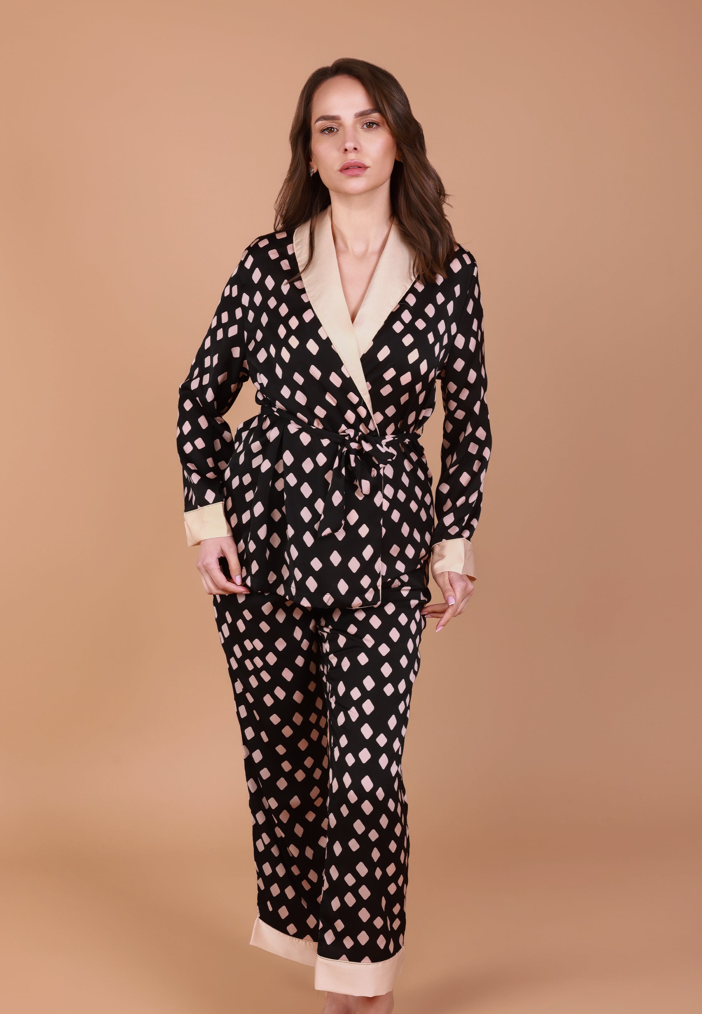 Ensemble Pyjama Ceinturé | Collection HARMONIQUE