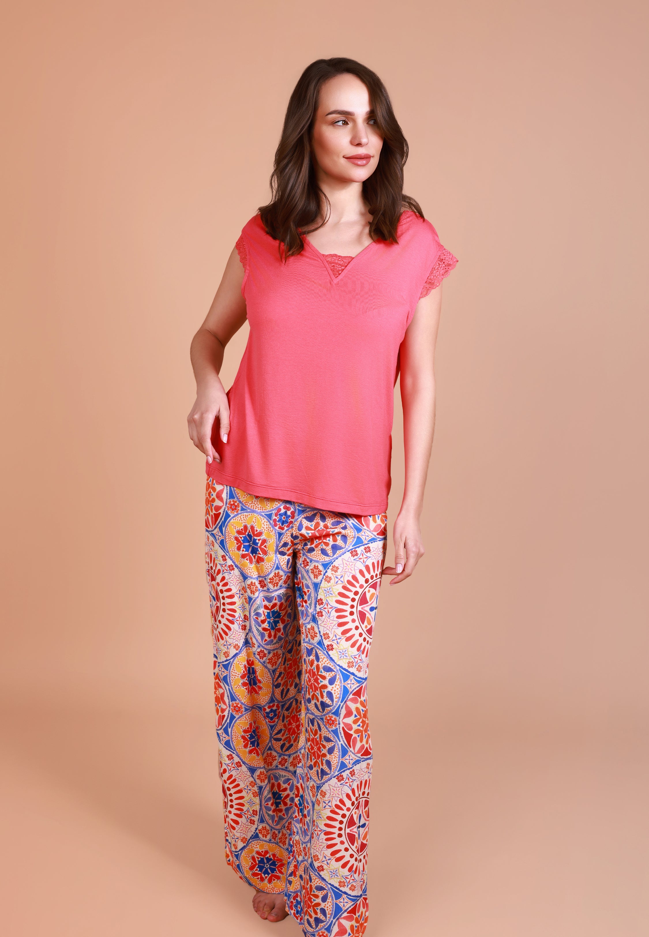 Ensemble pyjama imprimé mandala | Collection INDIAN ETHNIC