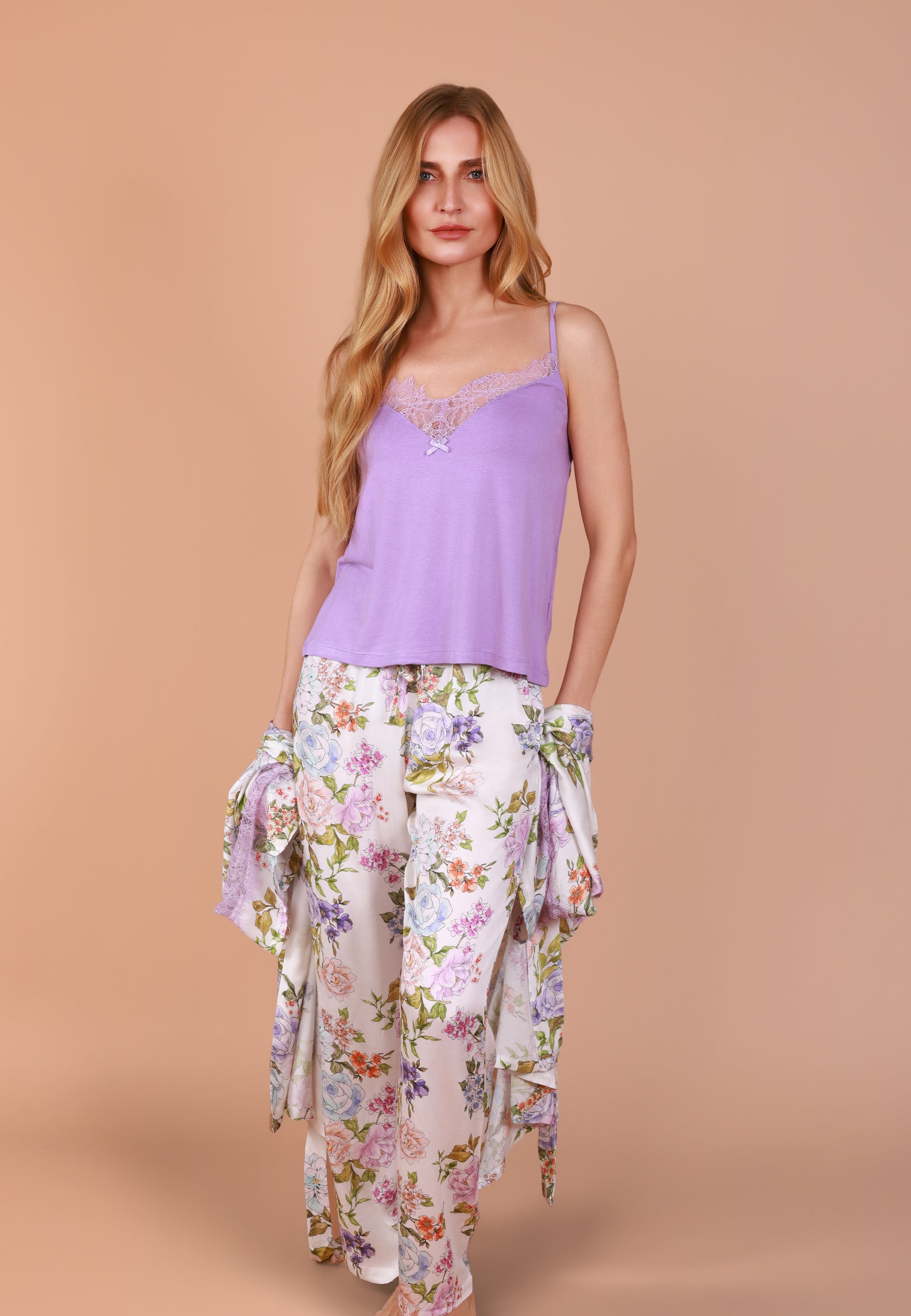 Ensemble Pyjama Débardeur & Pantalon | Collection Floral Print