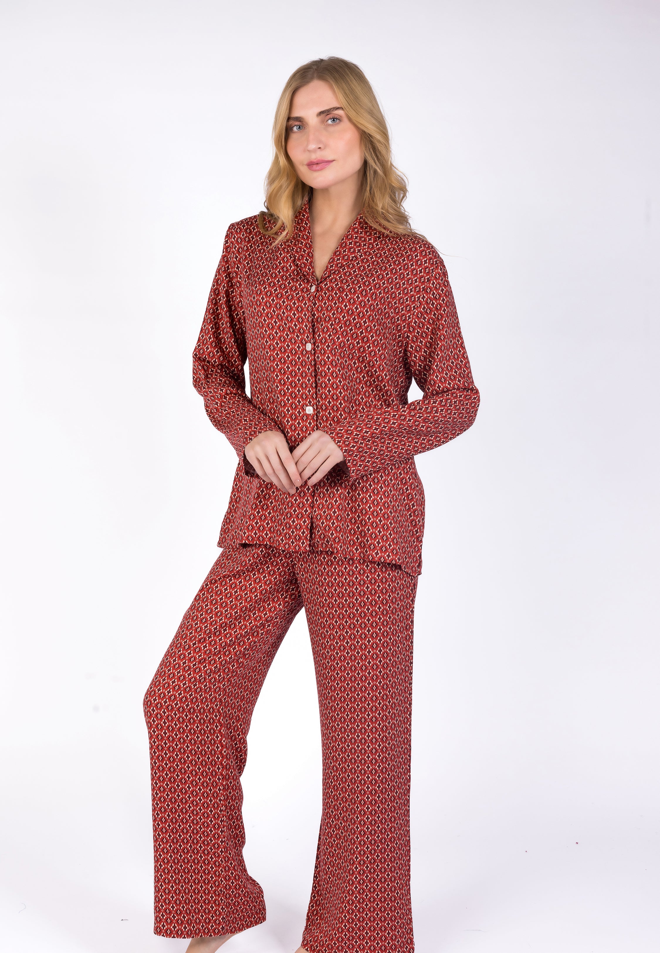 Ensemble Pyjama Style Chemise Classique | Collection Ethnic