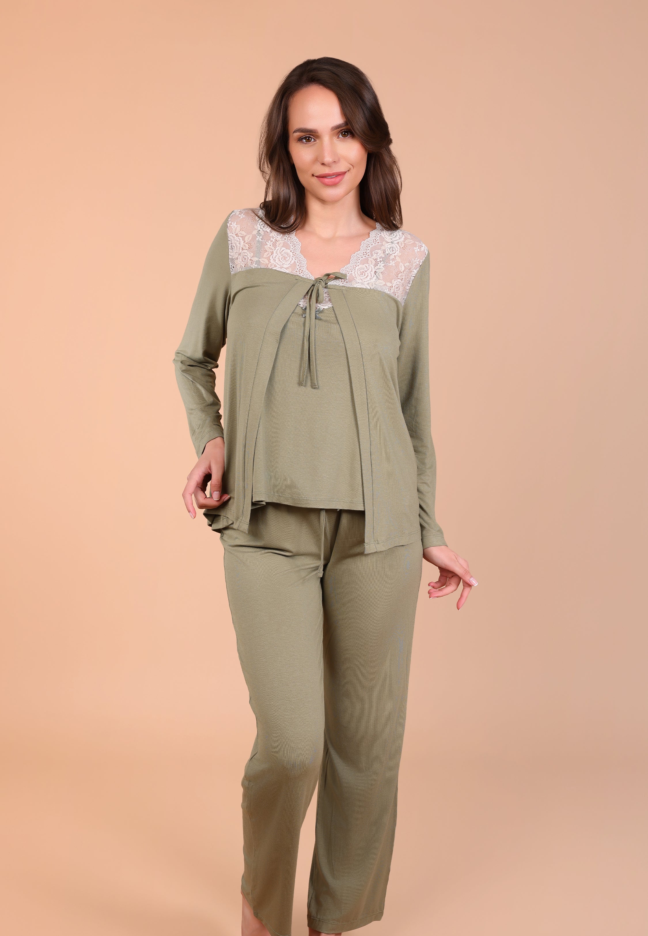 Ensemble pyjama trois pièces | Collection Touche D'élégance