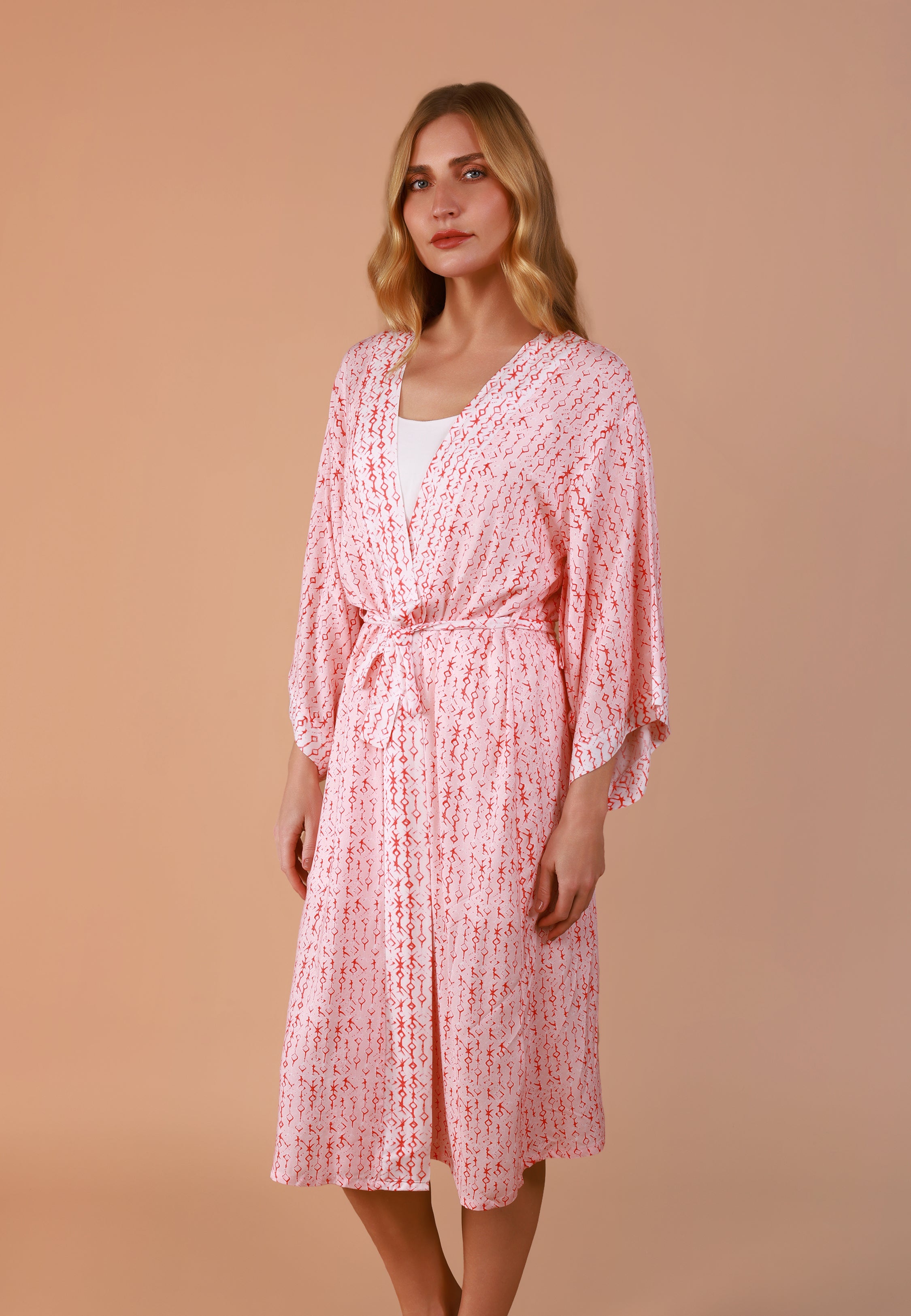 Peignoir à motifs ethniques | Collection Ethnic