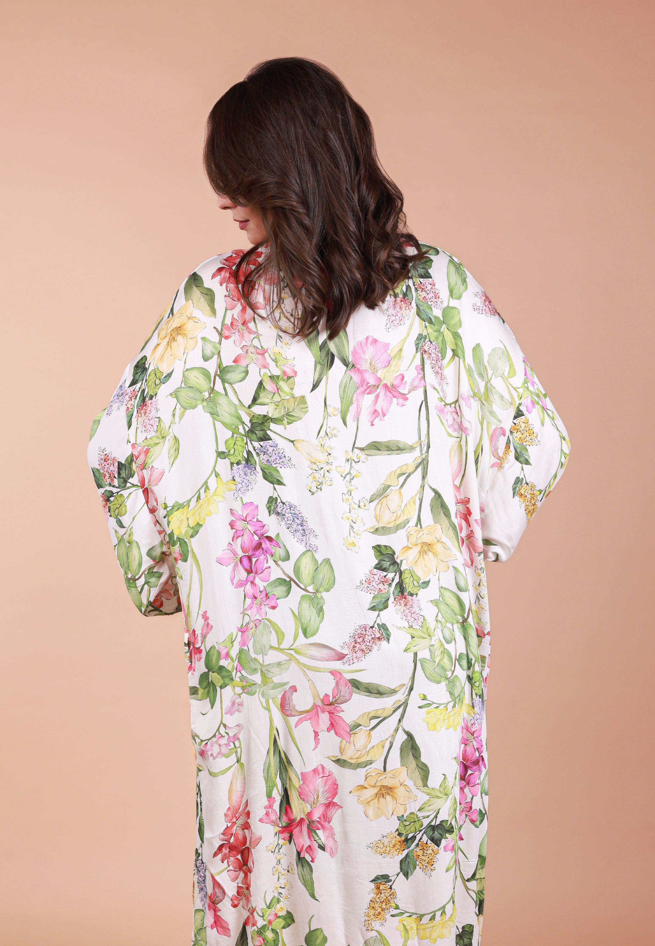 Kimono Long à imprimé floral | Collection Floral Print