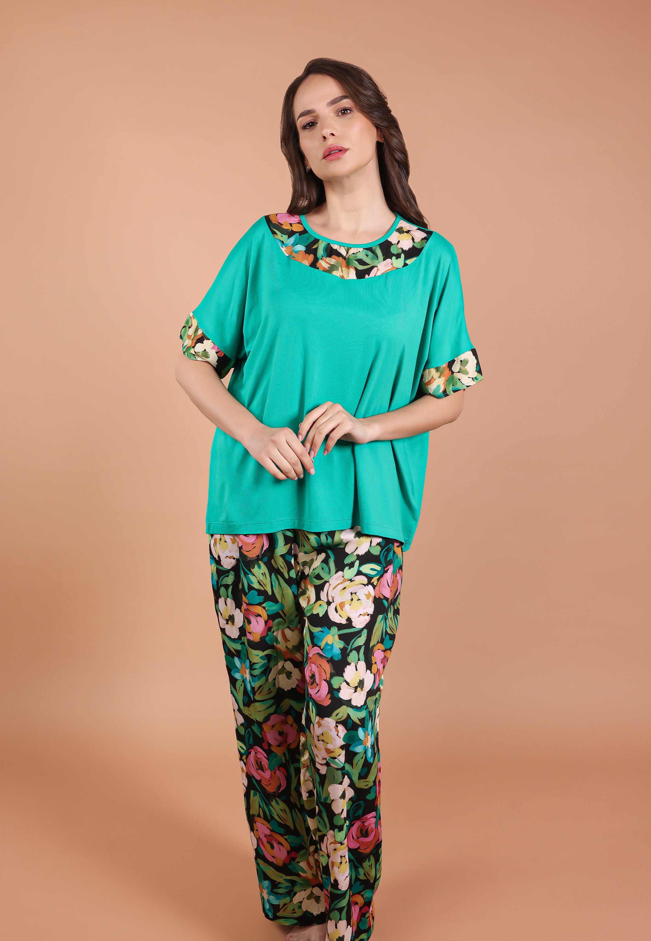 Ensemble pyjama | Collection INDIAN ETHNIC FLOWERS