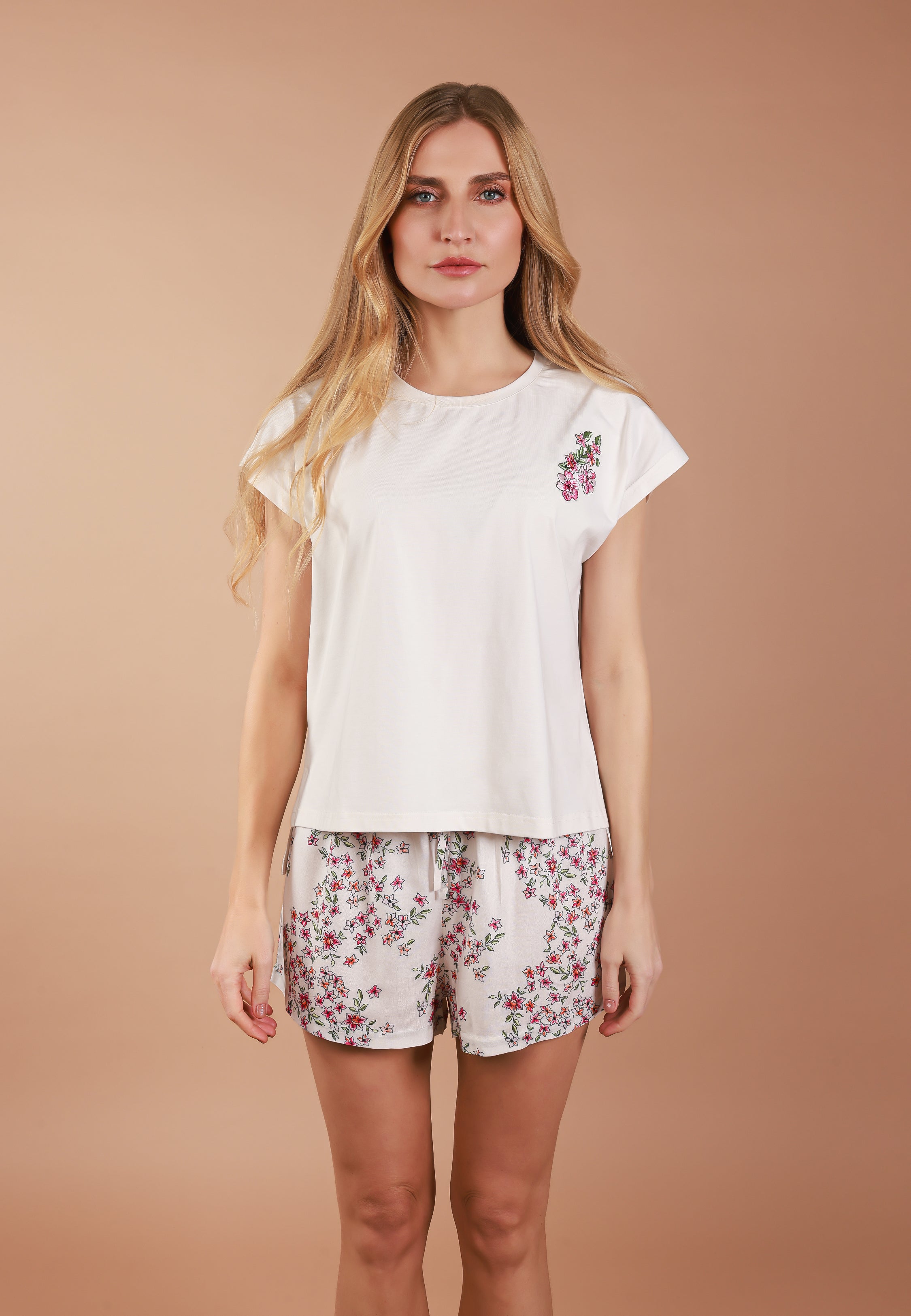 Shorty Pyjama Floral | Collection Jardin Floral