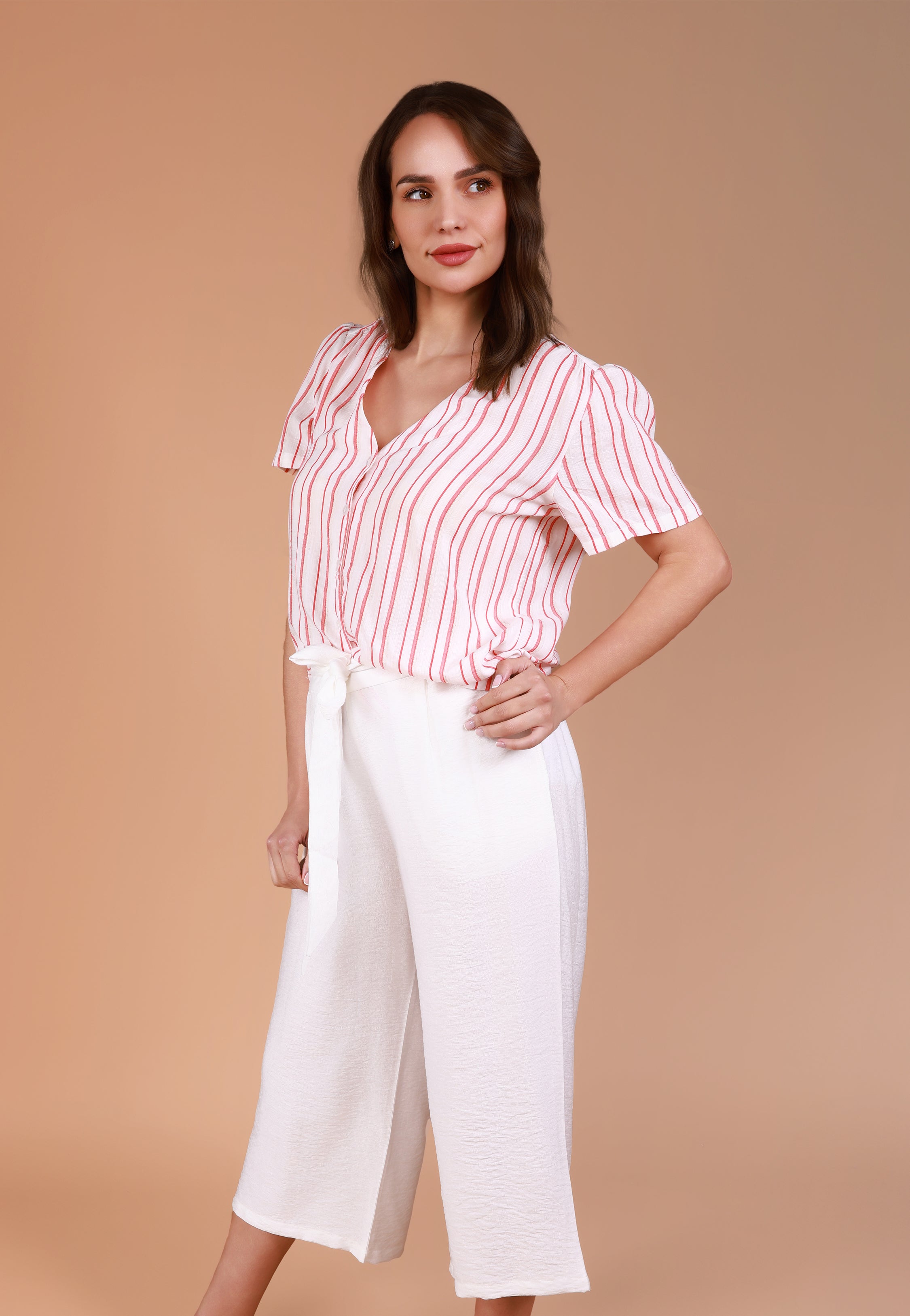 Ensemble rayé rouge | Collection Ethnic