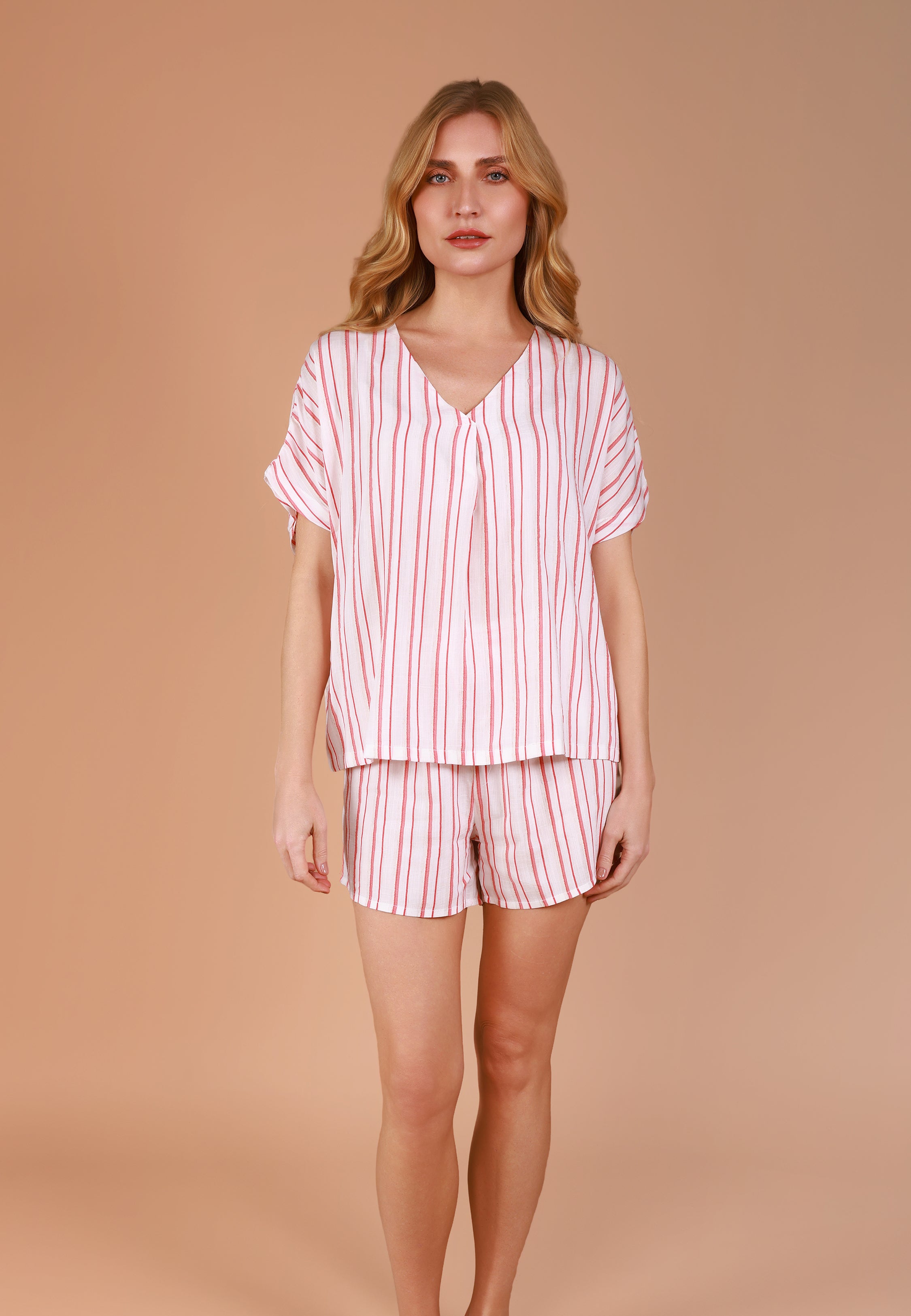 Pyjama shorty rayé | Collection Ethnic