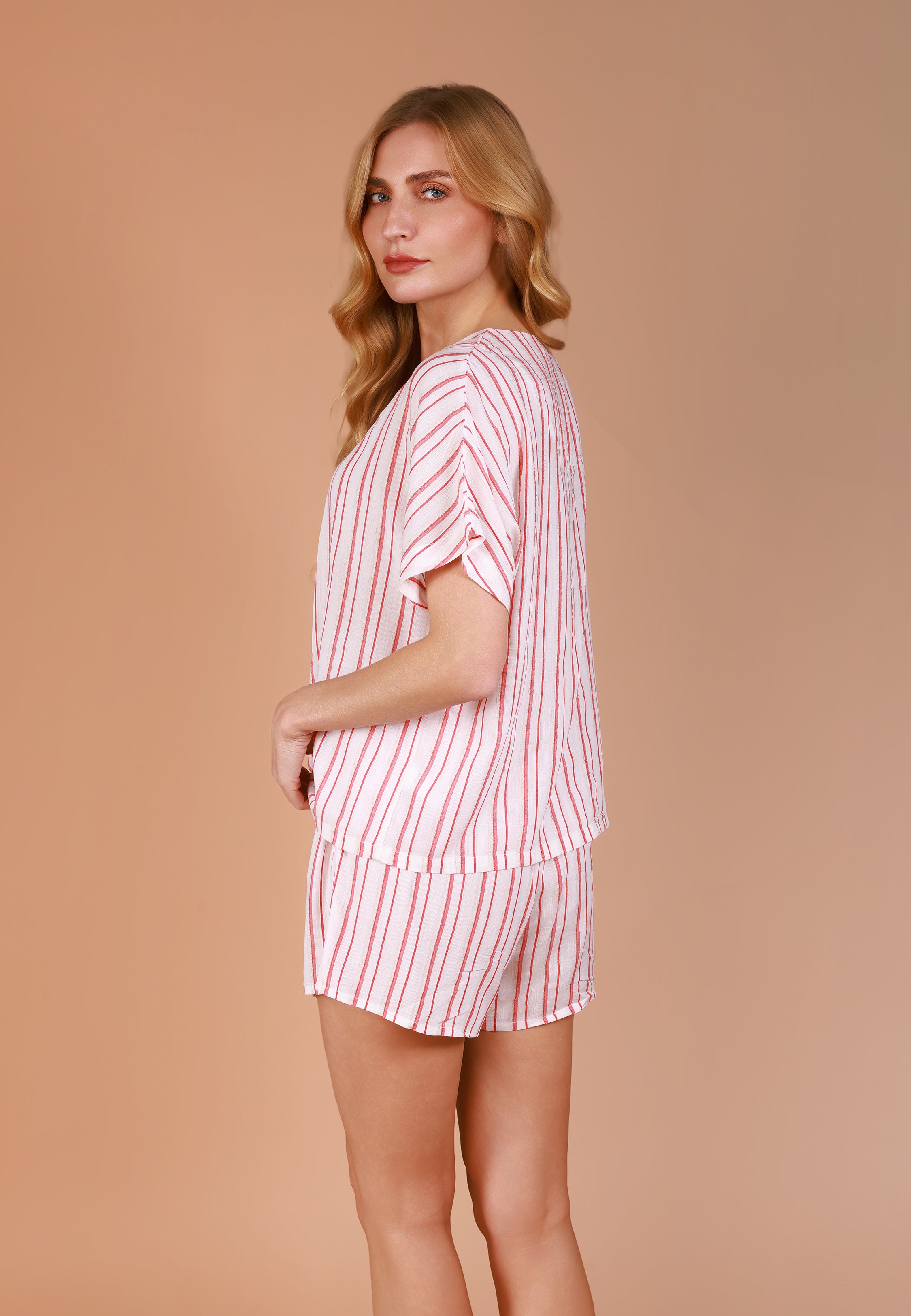 Pyjama shorty rayé | Collection Ethnic